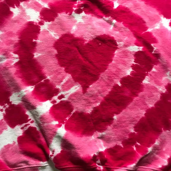 Tie dyed heart sweatshirt - Picture 3 of 4